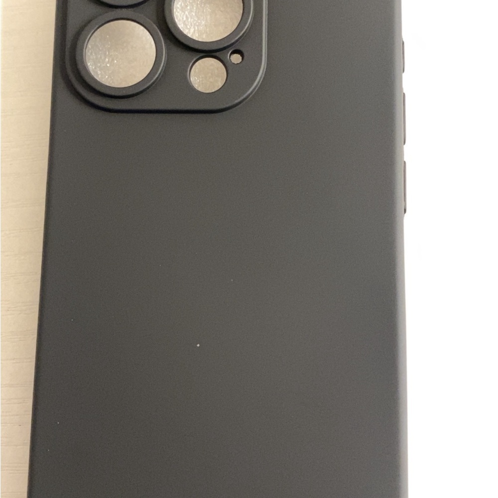 Sleek Black Phone Case